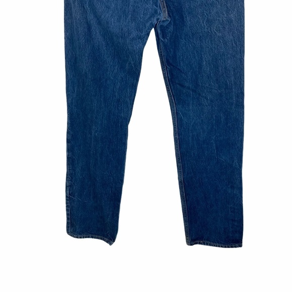 Levi’s Dark Wash 501 Straight Leg Men’s Jeans - Picture 4 of 13